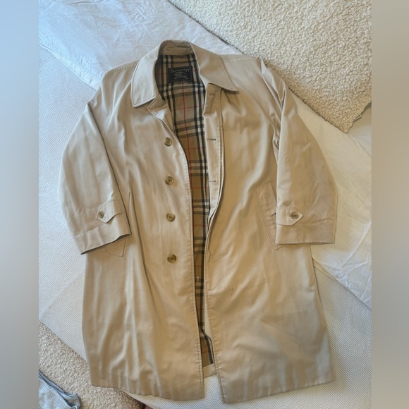 Vintage Burberry Coat - Picture 1 of 9